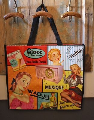 sac vintage theme musical-deco retro